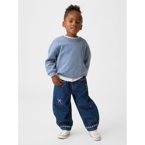 Gap Baby & Toddler Embroidered Horseshoe Jeans