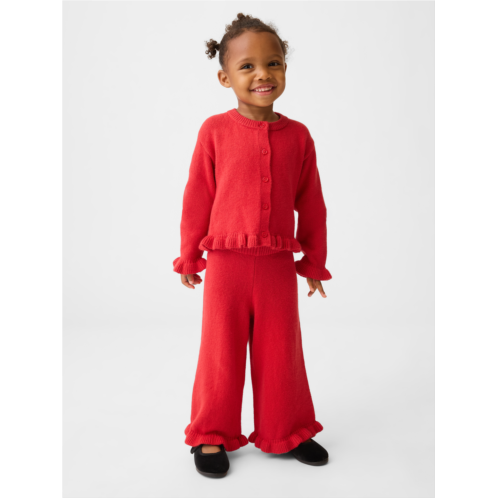 Gap Baby & Toddler CashSoft Ruffle Wide-Leg Pants