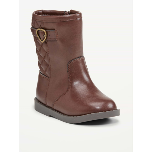 OldNavy Faux-Leather Riding Boots for Toddler Girls