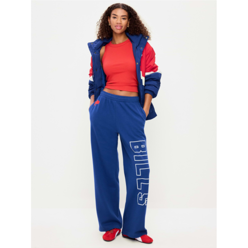 OldNavy Buffalo Bills High-Waisted SoComfy Wide-Leg Sweatpants for Women