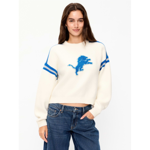 OldNavy Detroit Lions Cropped Sweater for Women