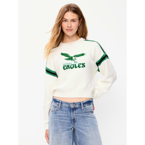 OldNavy Philadelphia Eagles Cropped Sweater for Women