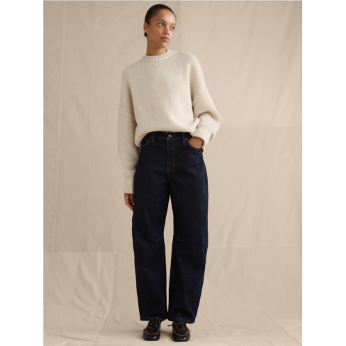 Bananarepublic Mid-Rise Barrel Ankle Jean