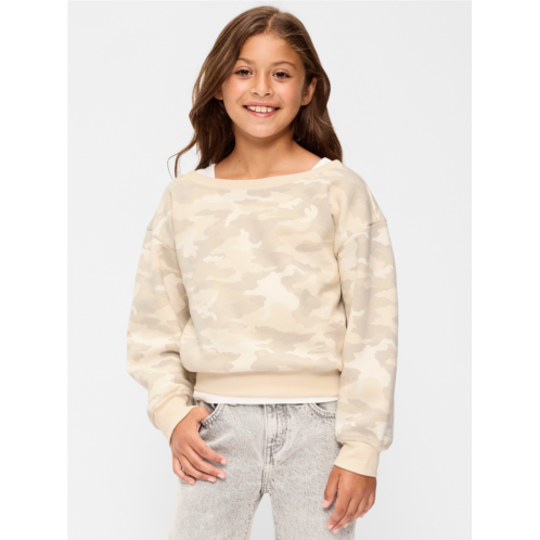OldNavy Off-Shoulder Sweatshirt for Girls