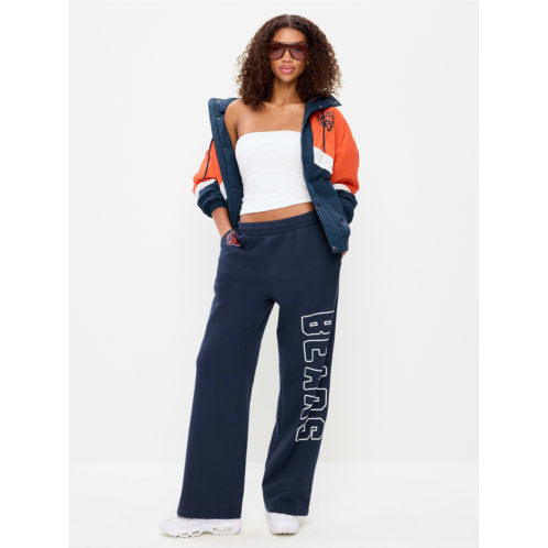 OldNavy Chicago Bears High-Waisted SoComfy Wide-Leg Sweatpants for Women