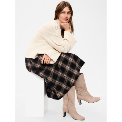 OldNavy Mid-Calf Square-Toe Boot for Women