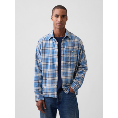 Gap Flannel Shirt in Boxy Fit