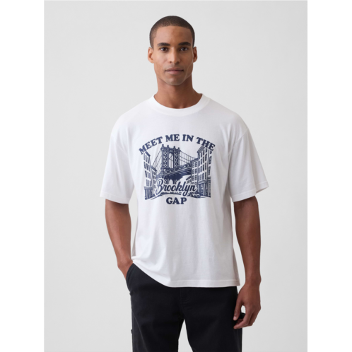 Everyday Soft Relaxed Gap NYC Graphic T-Shirt