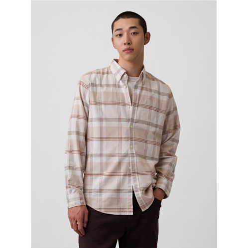 Gap Plaid Oxford Button-Down Shirt