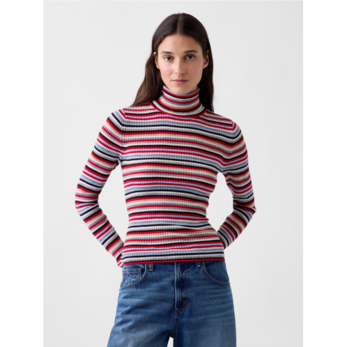 Gap Lightweight CashSoft Rib Turtleneck Sweater