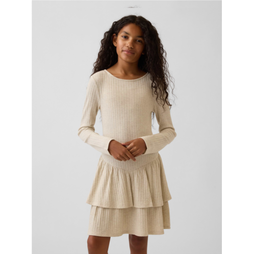 Gap Kids Pointelle Drop-Waist Tiered Dress