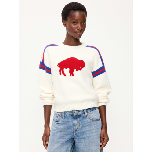 OldNavy Buffalo Bills Cropped Sweater for Women