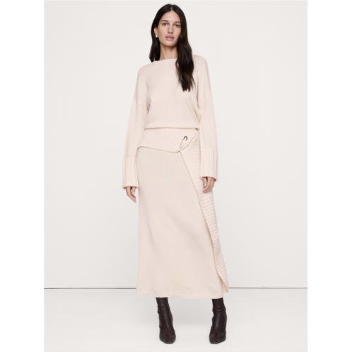 Bananarepublic Merino-Cotton Maxi Sweater Dress