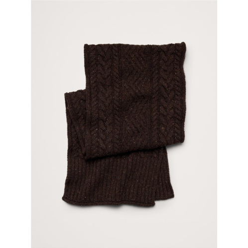 Bananarepublic Italian Wool-Alpaca Cable Scarf