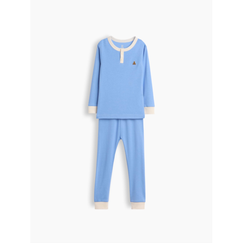 Gap Baby & Toddler Organic Brushed Cotton Henley PJ Set