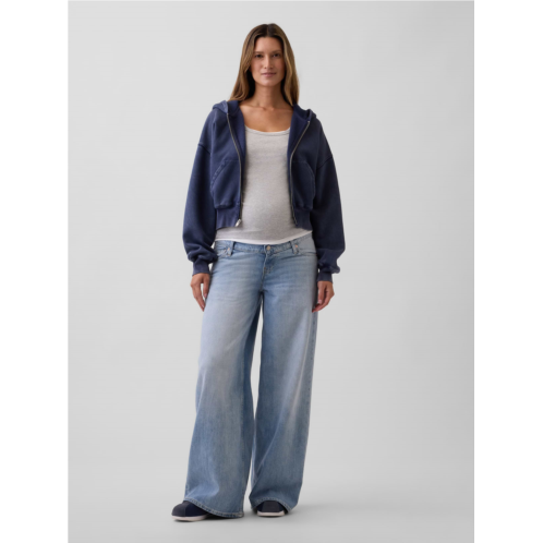 Gap Maternity UltraSoft Full-Panel Baggy Jeans