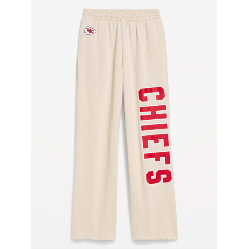 OldNavy Kansas City Chiefs High-Waisted SoComfy Wide-Leg Sweatpants for Women