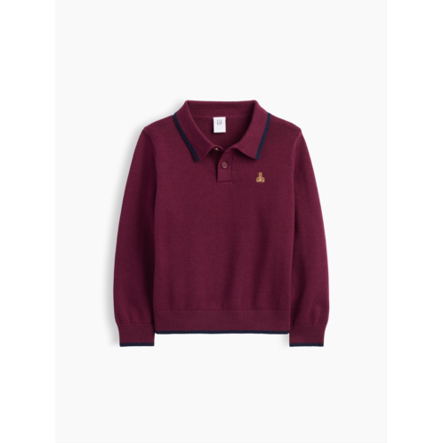 babyGap 100% Cotton Brannan Bear Polo Sweater