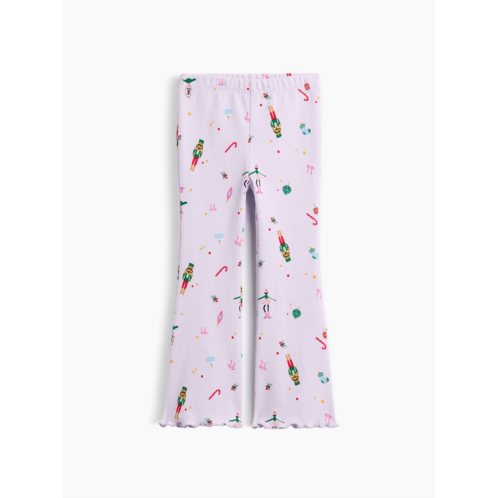 babyGap Pull-On Print Ribbed Flare Leggings