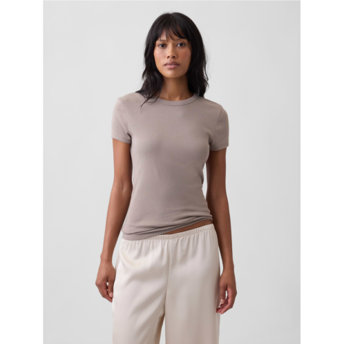 Gap Modern Ribbed Crewneck T-Shirt