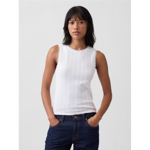 Gap Pointelle Shell Tank