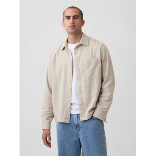 Gap Flannel Shirt in Boxy Fit