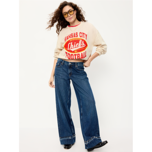 OldNavy Kansas City Chiefs Oversized Fleece Sweatshirt for Women