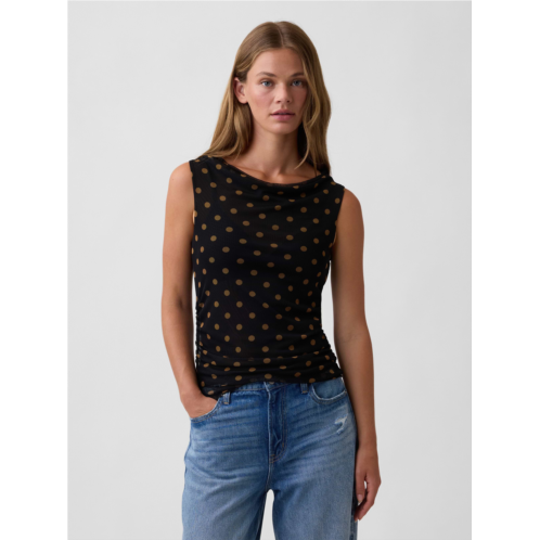 Gap Sleeveless Cowl-Neck Top
