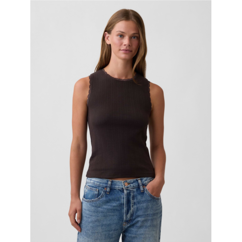 Gap Pointelle Shell Tank