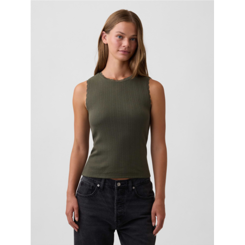 Gap Pointelle Shell Tank