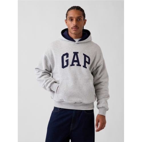 Gap Adult VintageSoft Reversible Oversized Logo Hoodie