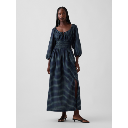 Gap Voile Smocked-Waist Maxi Dress