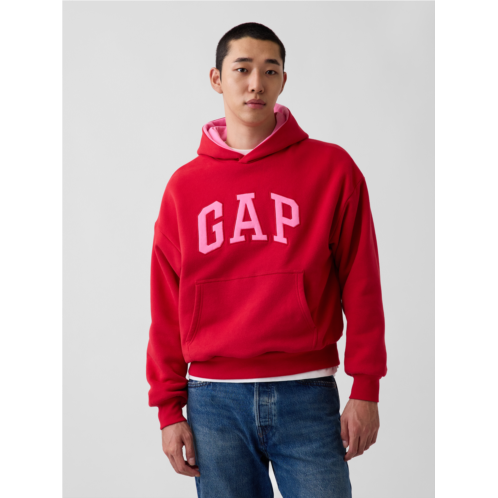 Gap Adult VintageSoft Reversible Oversized Logo Hoodie