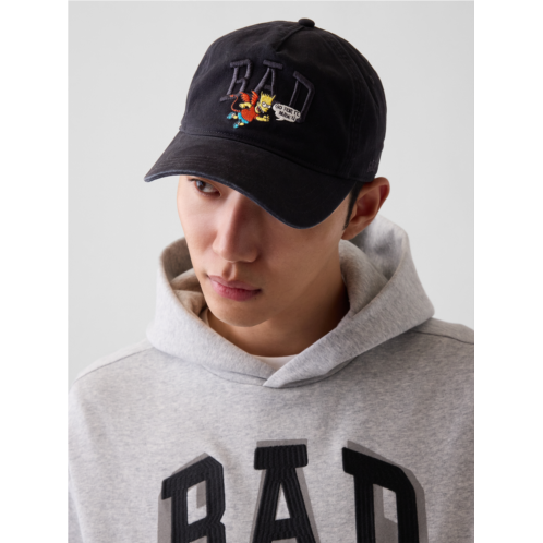 Gap The Simpsons BAD Logo Baseball Hat
