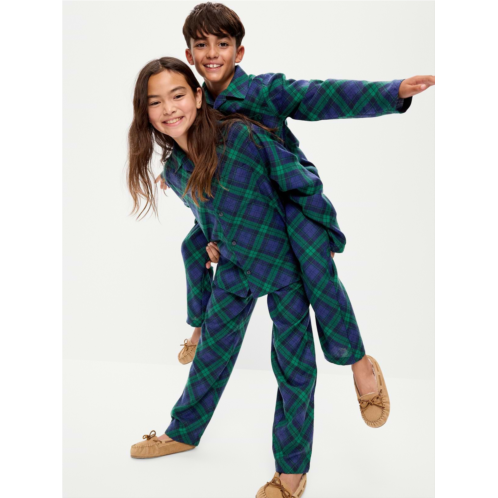 OldNavy Gender-Neutral Printed Flannel Pajama Pants Set for Kids