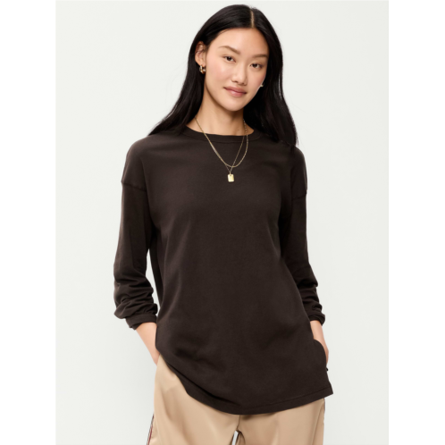 OldNavy Oversized EveryWear Long-Sleeve Tunic T-Shirt