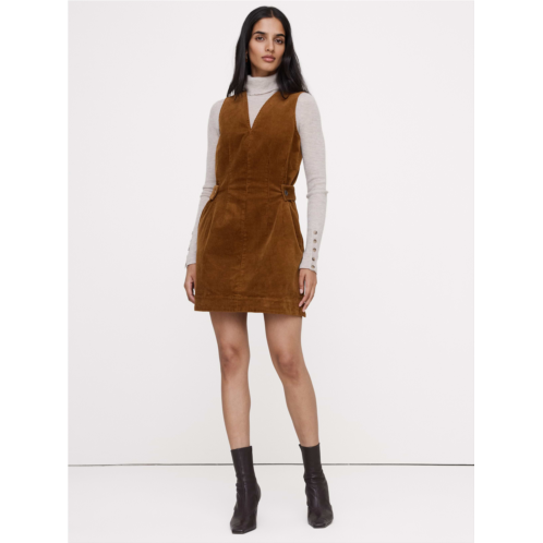 Bananarepublic Corduroy Side-Button Mini Dress