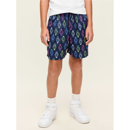 OldNavy Printed Knee Length Mesh Shorts for Boys