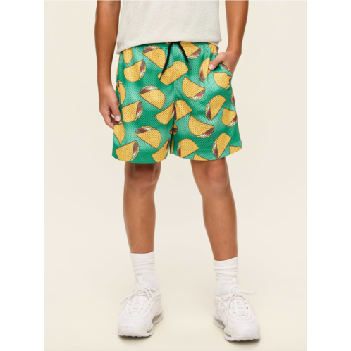 OldNavy Printed Knee Length Mesh Shorts for Boys