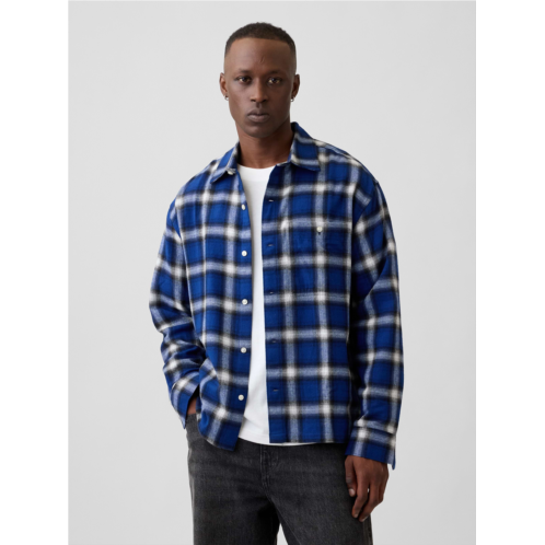 Gap Flannel Shirt in Boxy Fit