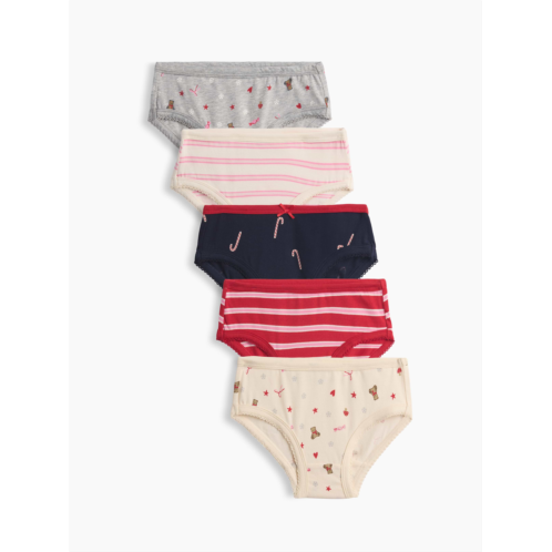 Gap Toddler Organic Stretch Cotton Print Briefs (5-Pack)