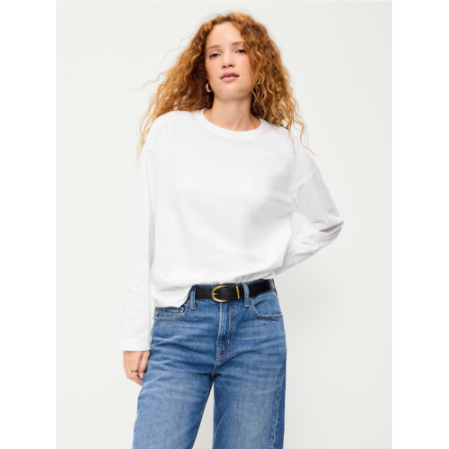 OldNavy Vintage Long-Sleeve Crew-Neck T-Shirt