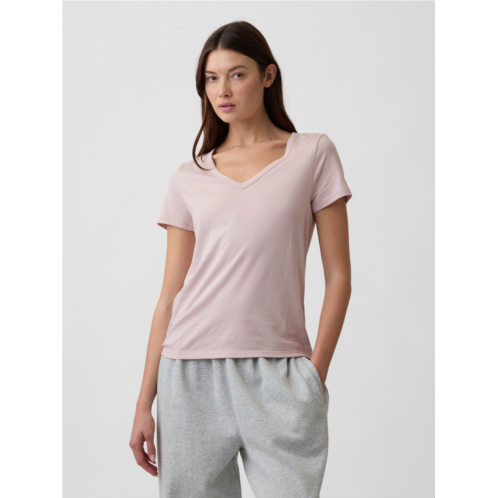 Gap Favorite V-Neck Glitter T-Shirt