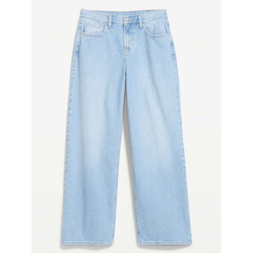 OldNavy Curvy Mid-Rise Wow Baggy Wide-Leg Jeans