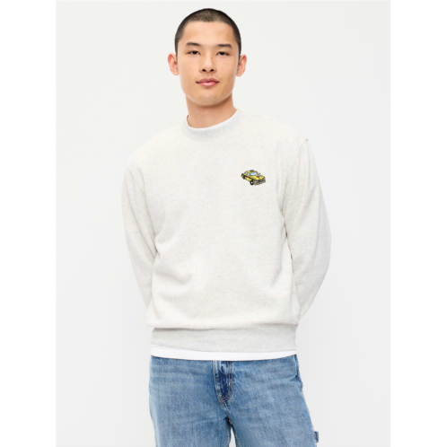 OldNavy Oversized Logo Graphic Crew-Neck Sweatshirt