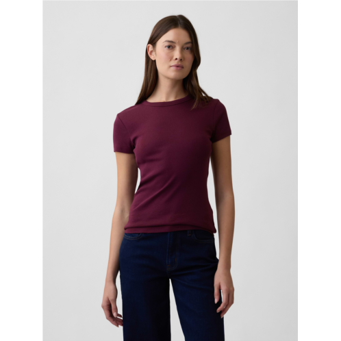 Gap Modern Ribbed Crewneck T-Shirt
