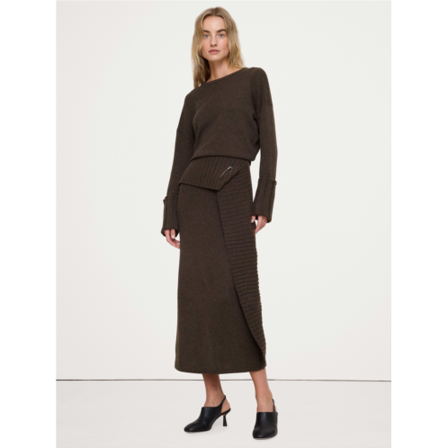 Bananarepublic Merino-Cotton Maxi Sweater Dress