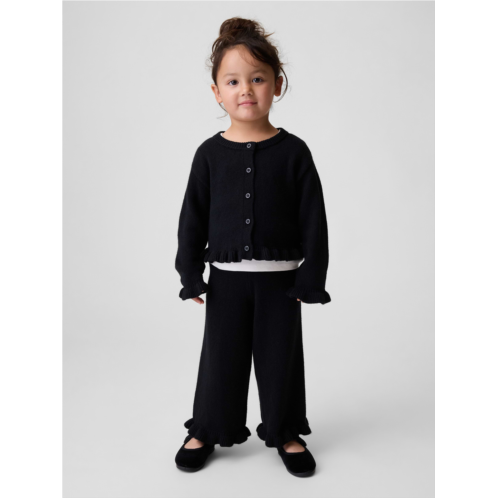 Gap Baby & Toddler CashSoft Ruffle Wide-Leg Pants