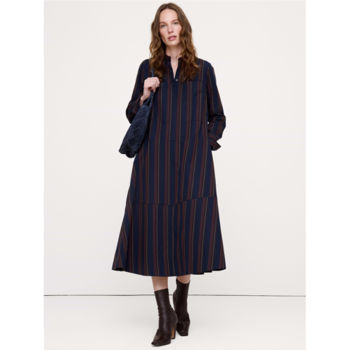 Bananarepublic Cotton Trapeze Shirt Dress