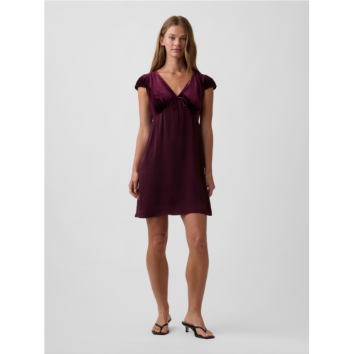 Gap Cap Sleeve V-Neck Mini Dress